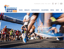 Tablet Screenshot of monumentalmile.com